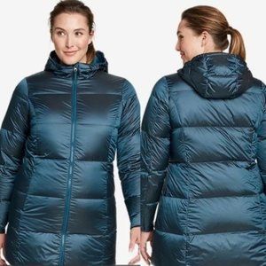 Eddie Bauer Luna Peak Down Parka Jacket Hoodie size XXL